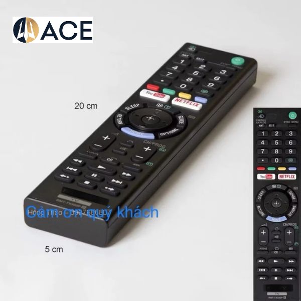 Remote Tivi USE FOR Sony RMT TX300P+ Pin(Điều khiển từ xa)